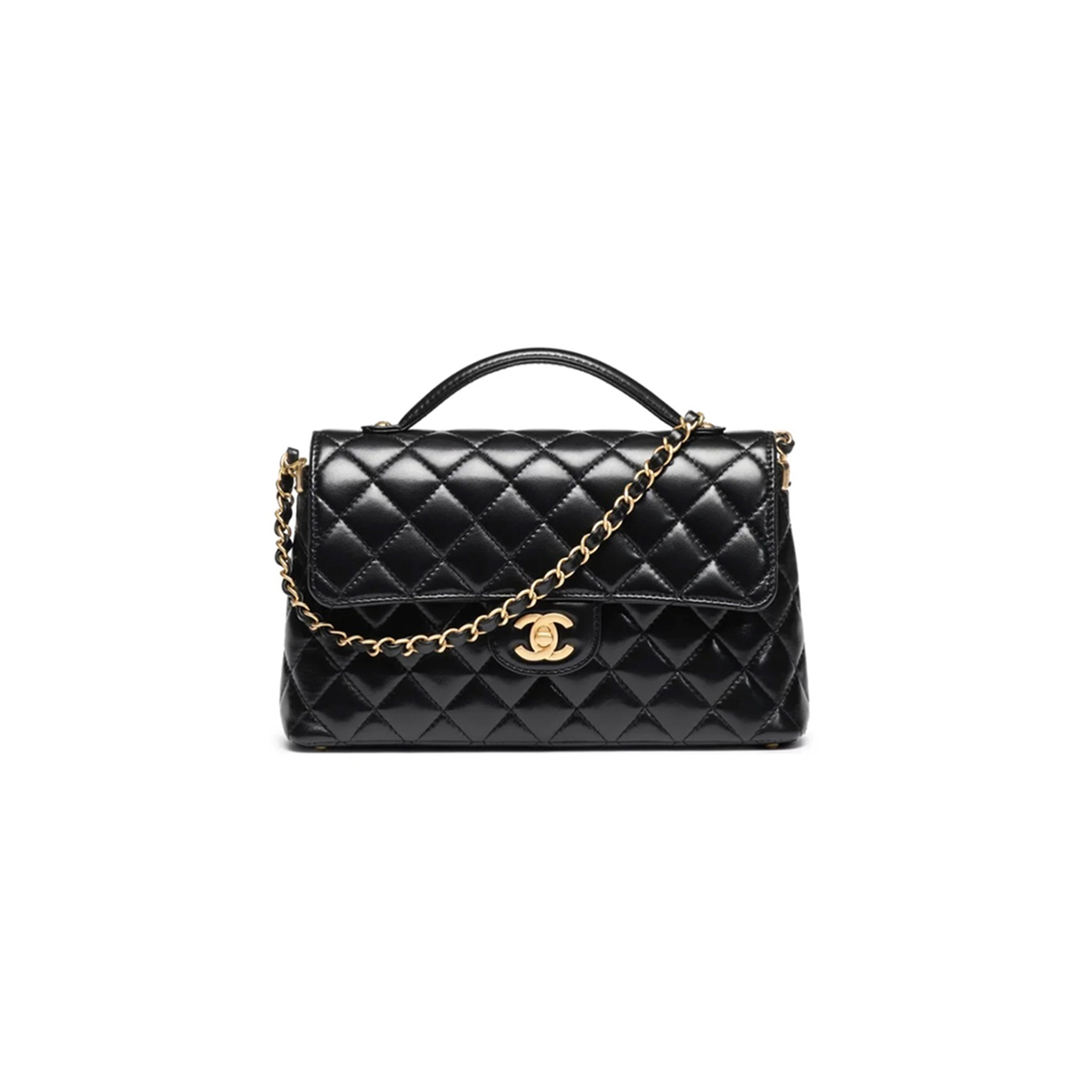 Ch*el master top handle flap bag as5356 (25*16*7cm)